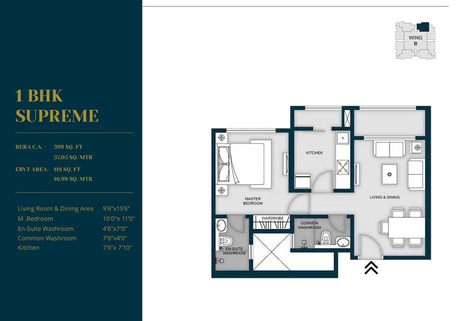 10 Aaradhya High Park 1BHK Supreme Plan Wing B