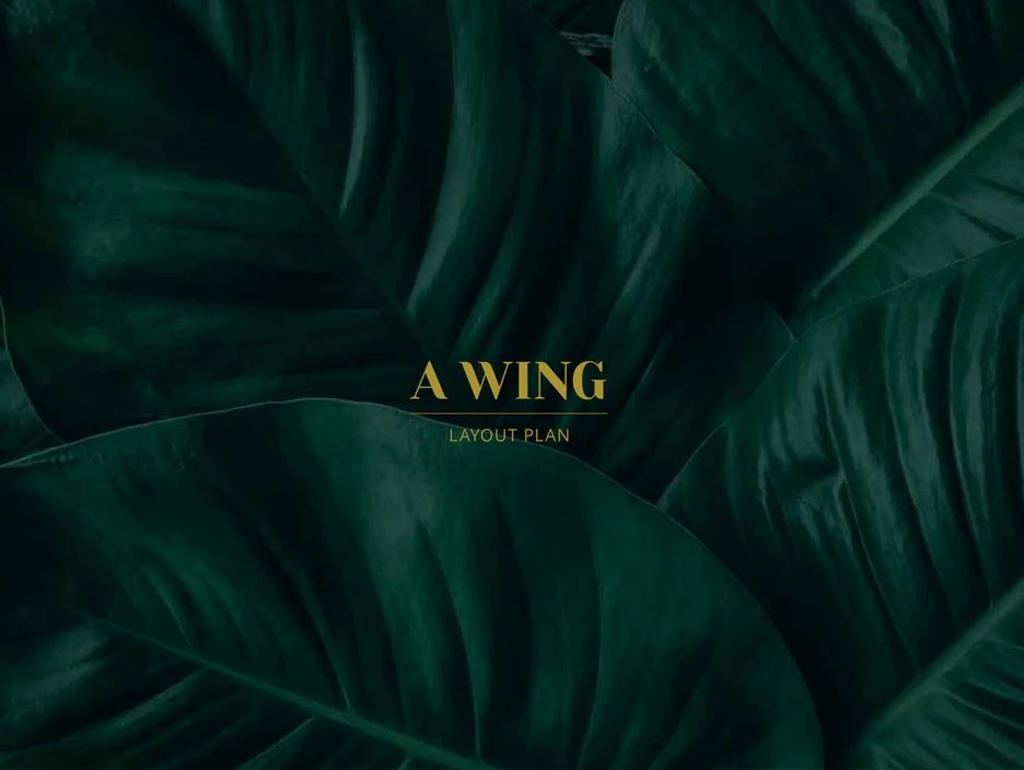 1 Aaradhya High Park Floor Plans Wing A