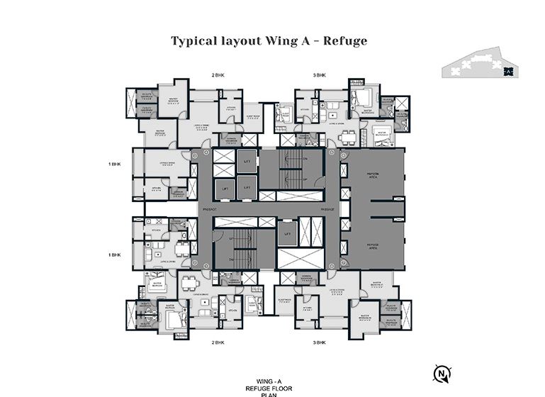 3 Aaradhya High Park Wing A Refuge Floor Plan