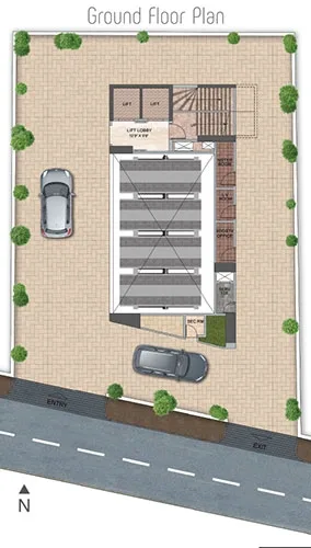 Kanakia Art House Ground Floor Plan
