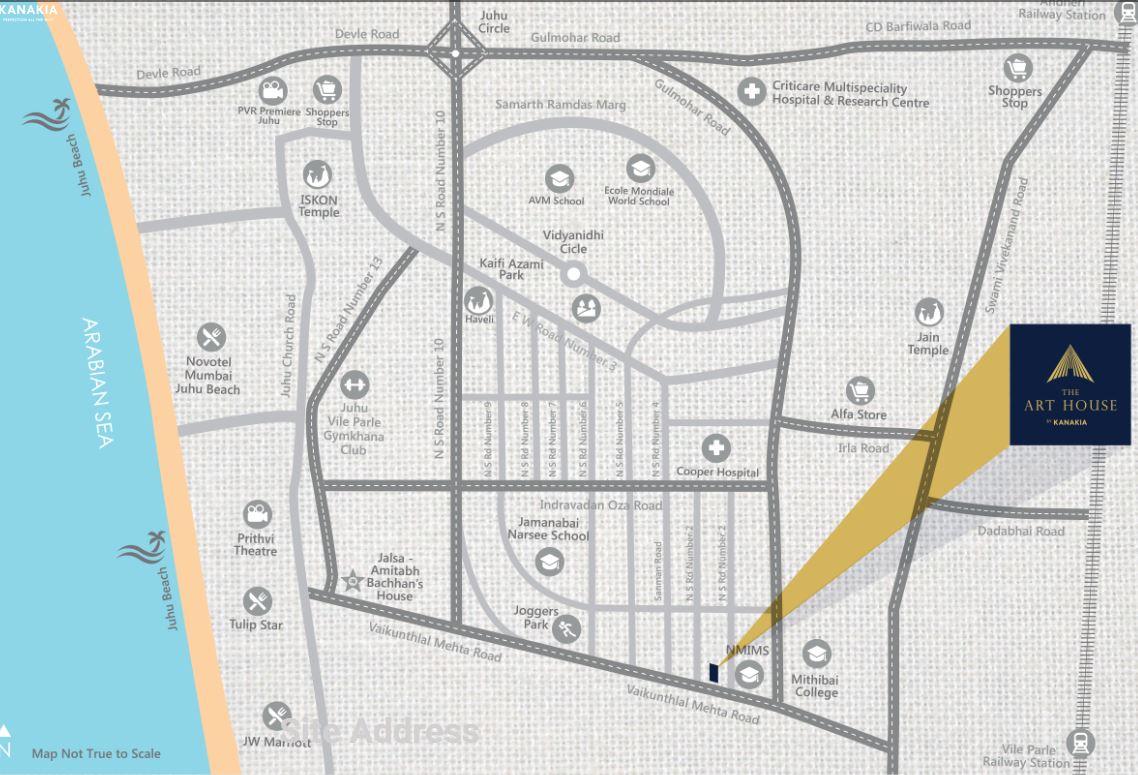 Kanakia Art House Location