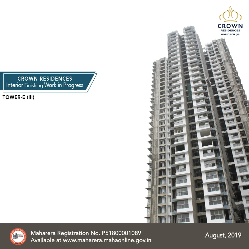 Crown Residences Construction Update Tower E- Aug 2019