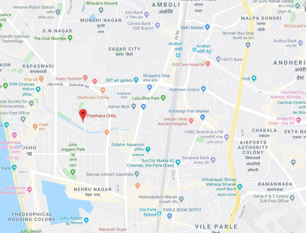 Prarthna Location Map