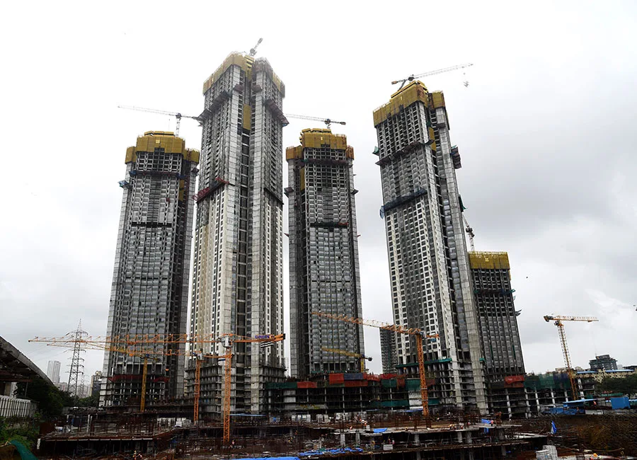 Oberoi Sky City Tower A-B-C-D-E Construction Update July 2019