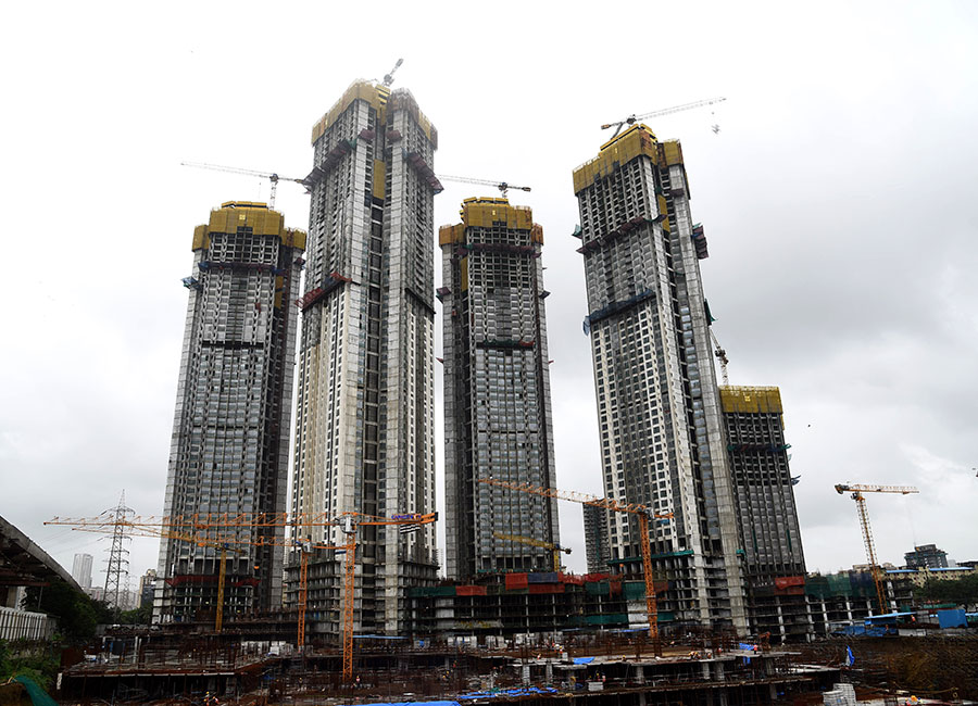 Oberoi Sky City Tower A-B-C-D-E Construction Update July 2019