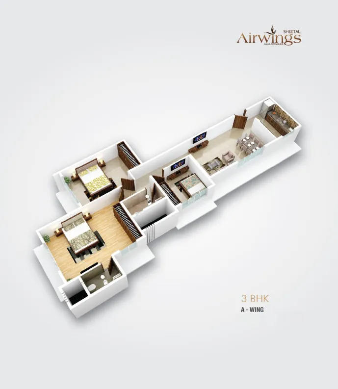 2 BHK Flats for Sale in Sheetal Airwings, Santacruz East