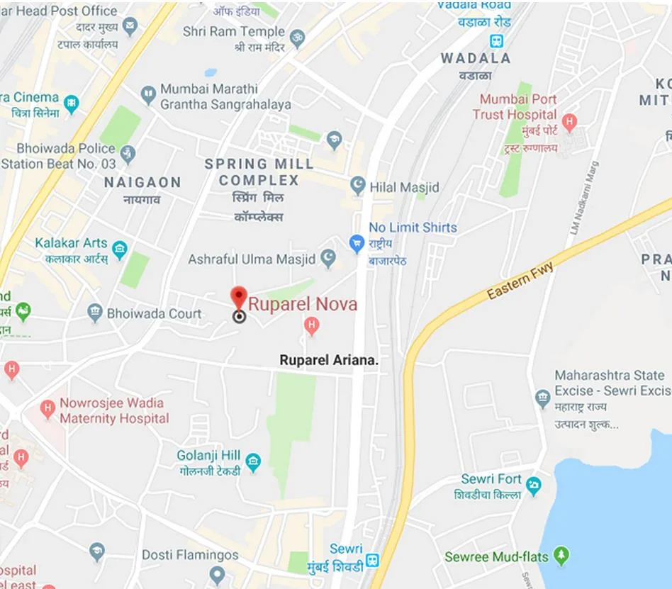 Ruparel Nova Location