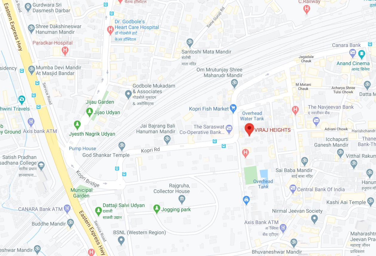 Viraj Heights Location Map