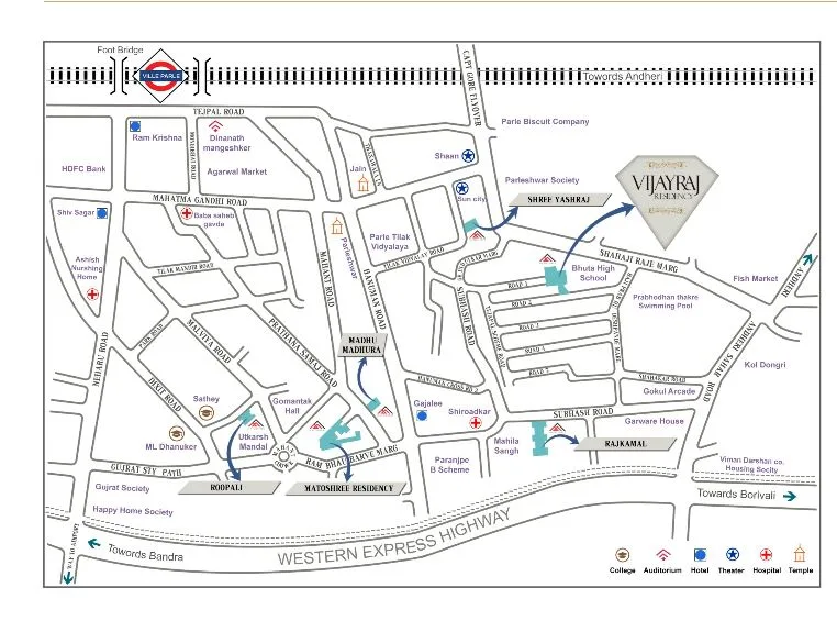 VijayRaj Residency Location