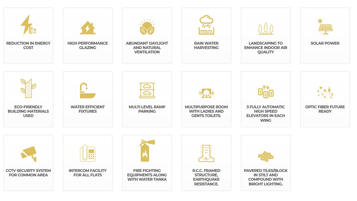 Zinnia Building Amenities