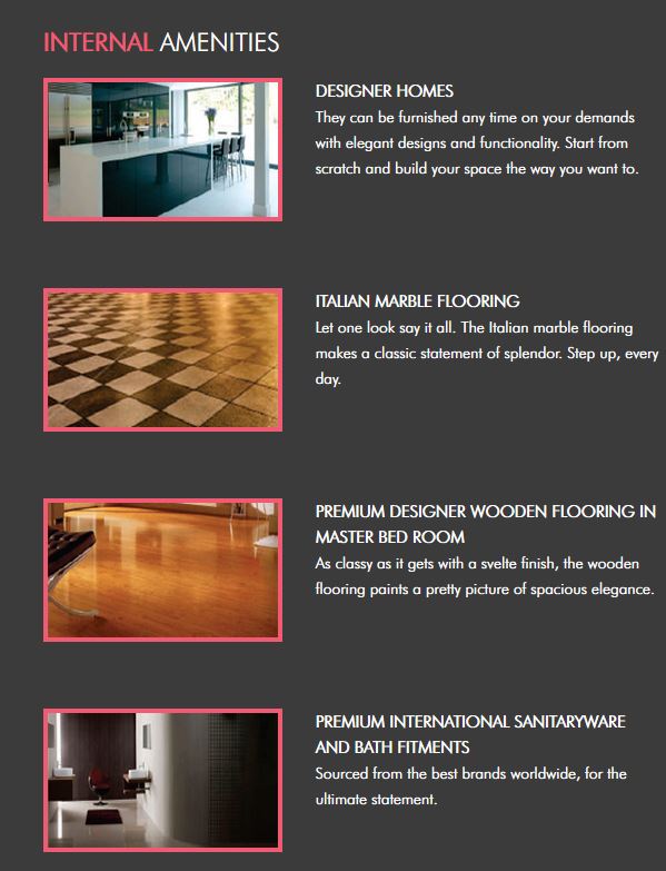 Zinnia Internal Amenities