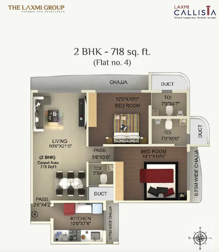 2BHK-3