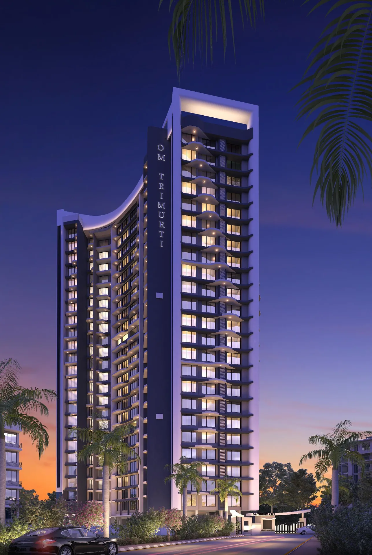 3 BHK Flats on Rent in Om Trimurti, Malad East