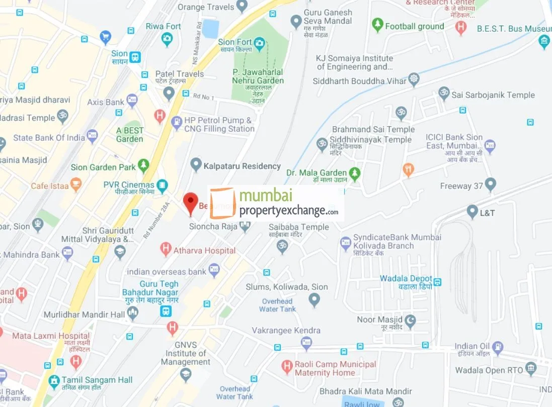 Sheth Beaumonte Location Map