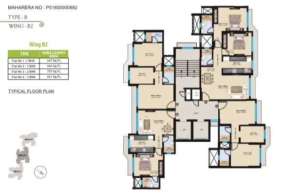 Sheth Midori Wing B2 plan