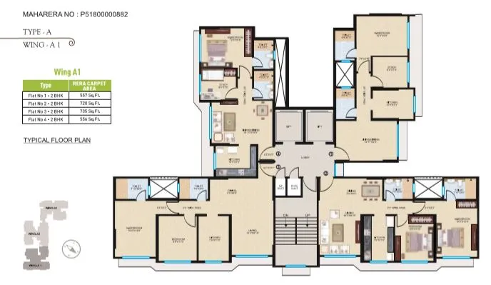 2 BHK Flats for Sale in Sheth Midori, Dahisar East