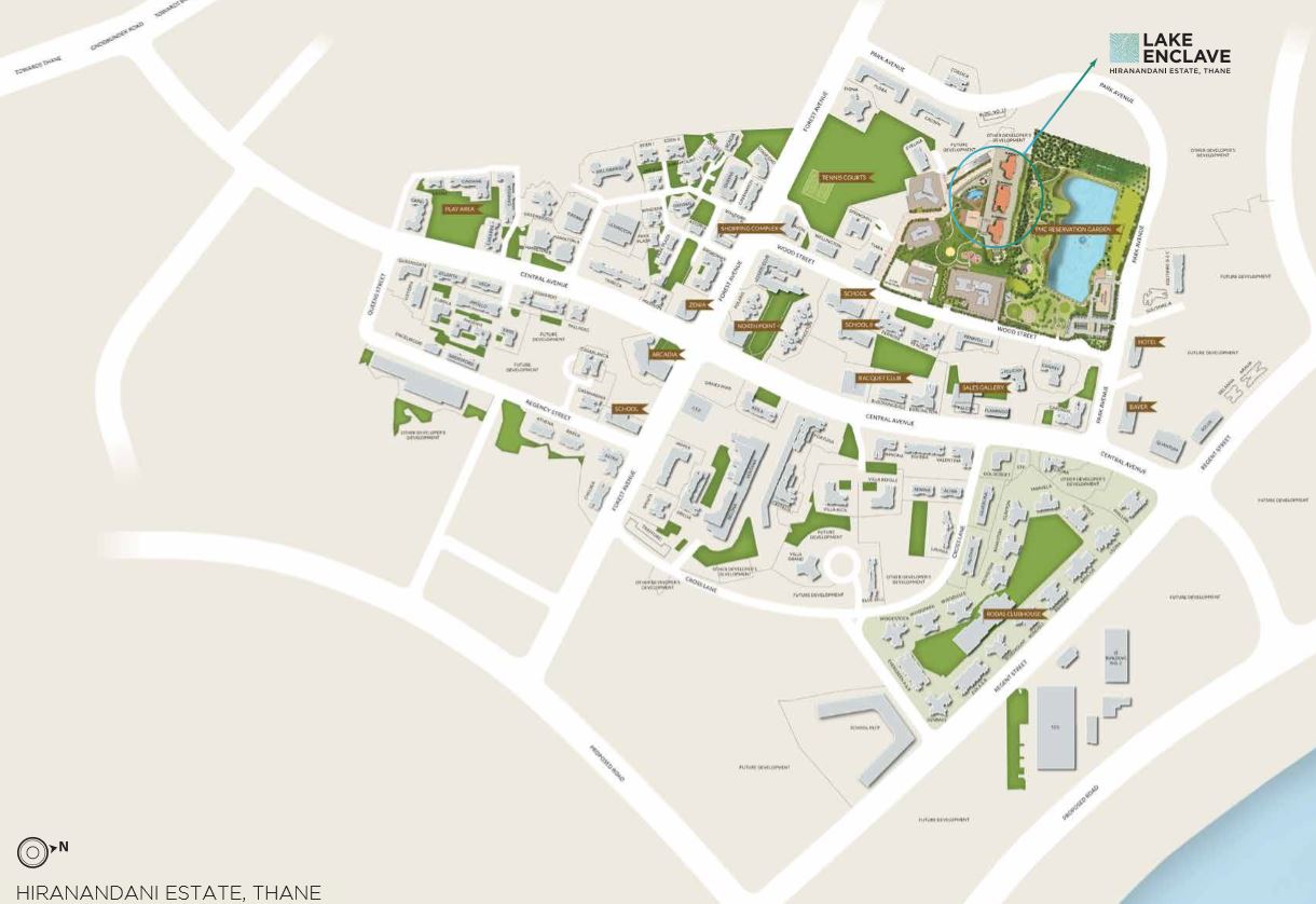 Hiranandani Estate Lake Enclave Master Layout1