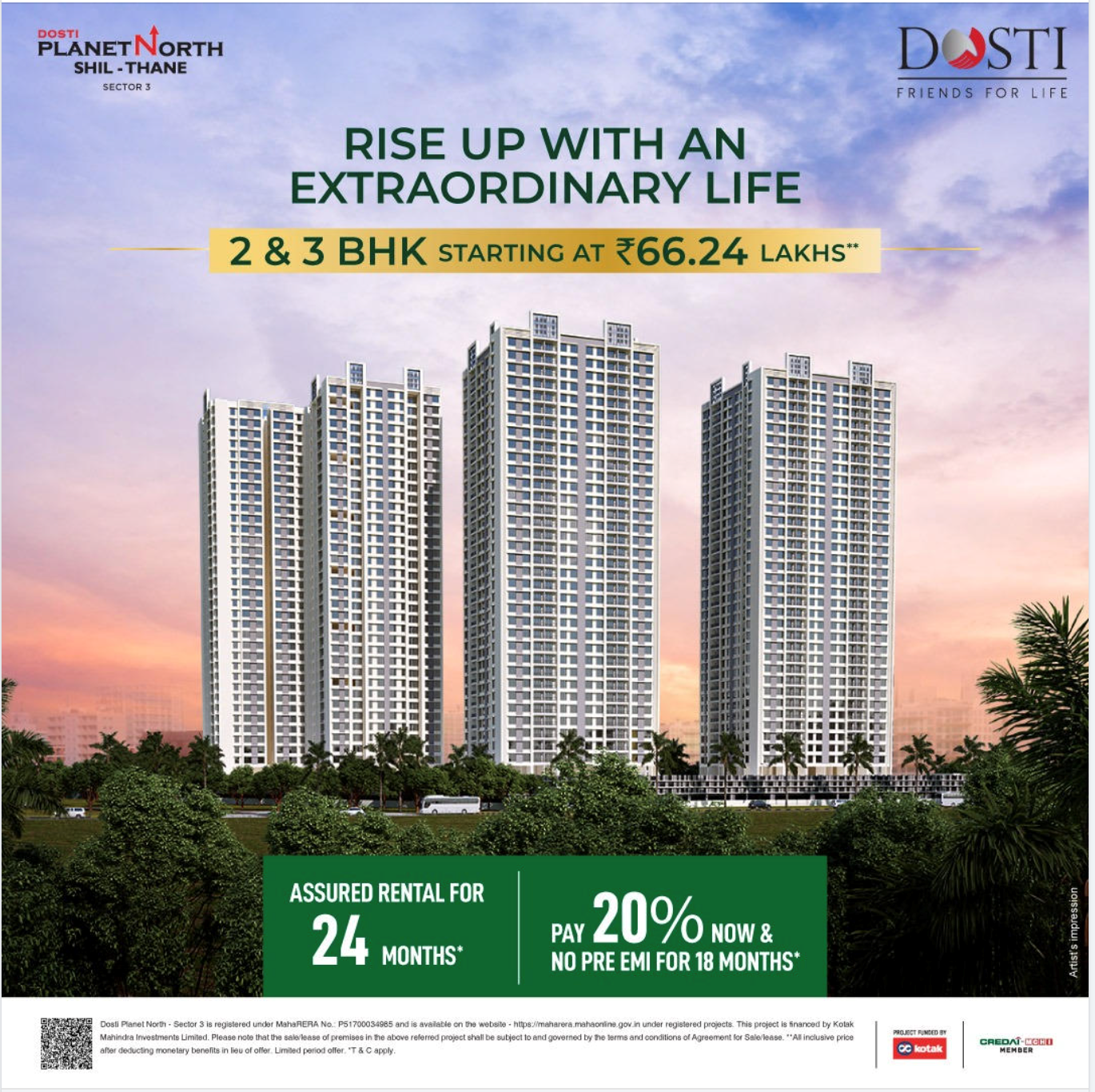 Dosti Planet North - Onyx