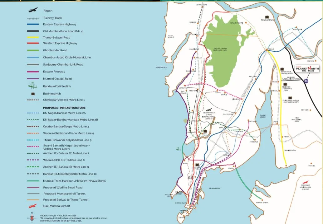 Dosti Planet North Location