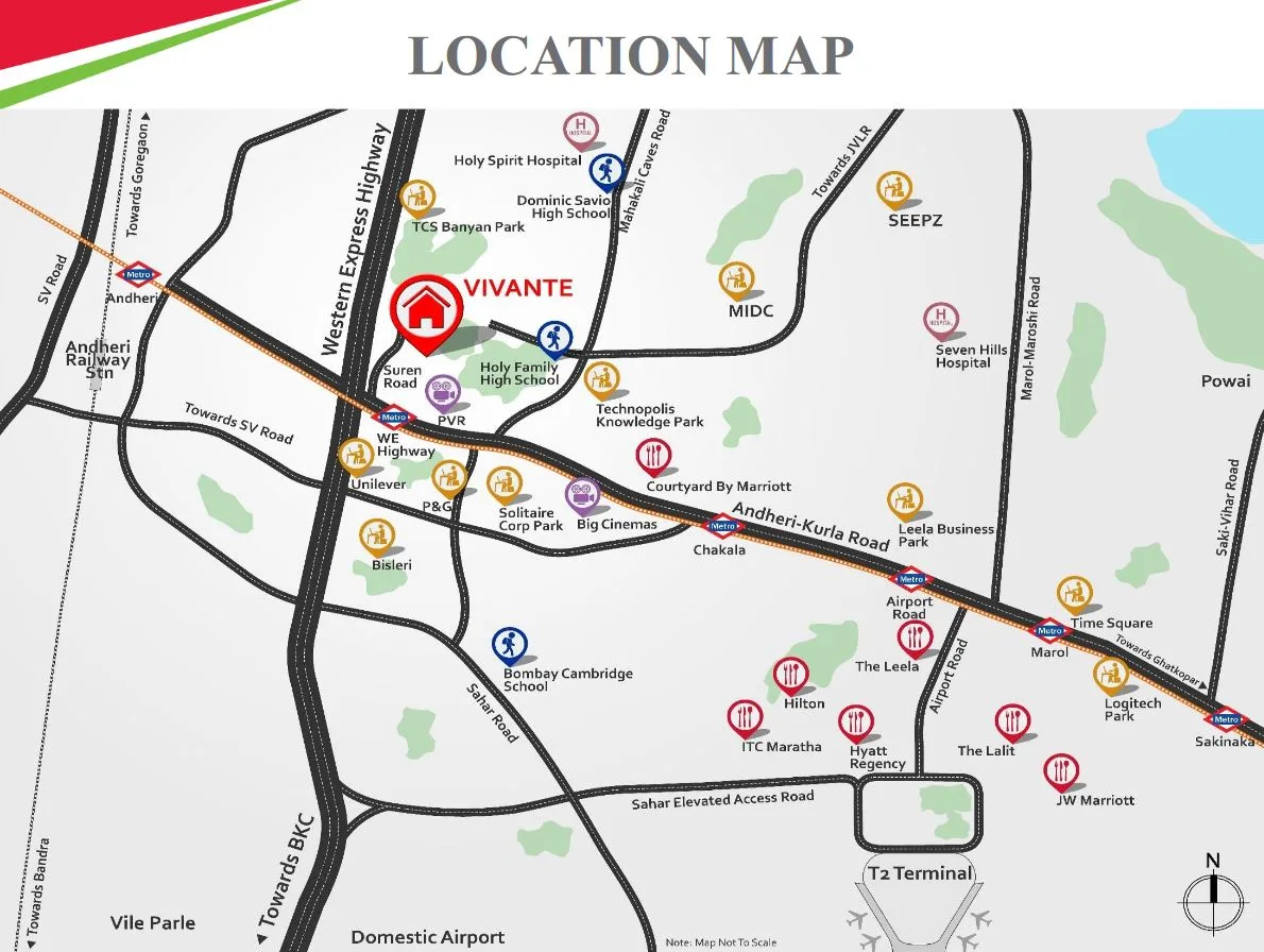 Mahindra Lifespaces Vivante Location Map