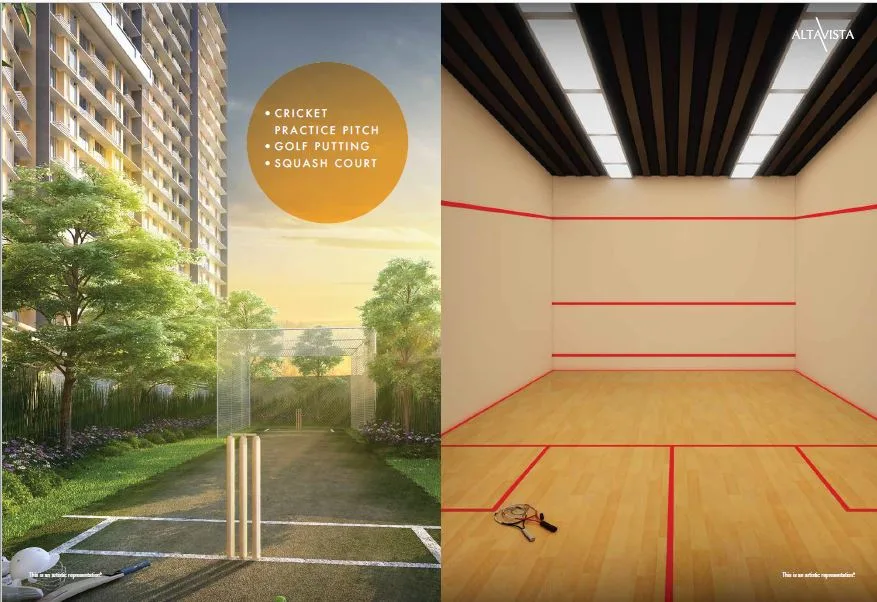 Spenta Alta Vista Cricket Pitch-Squash Court