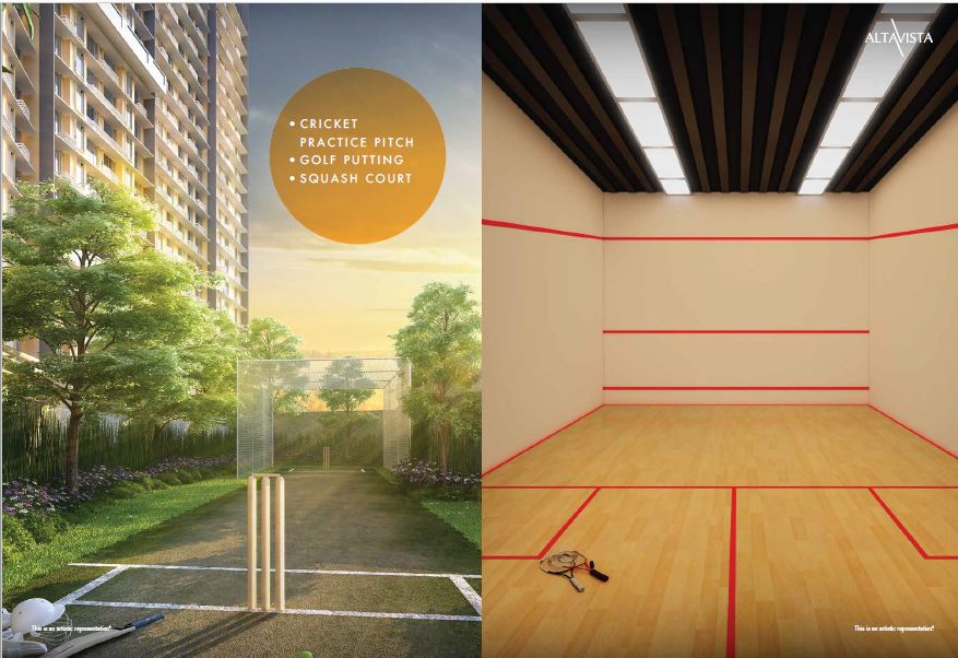 Spenta Alta Vista Cricket Pitch-Squash Court