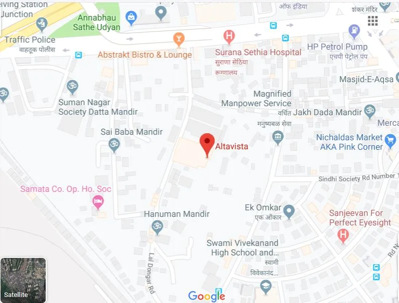 Spenta Alta Vista Location Map