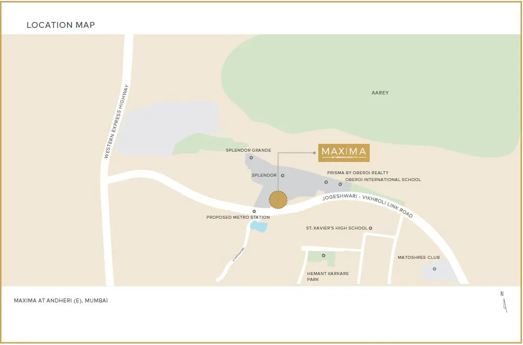 Oberoi Maxima Location