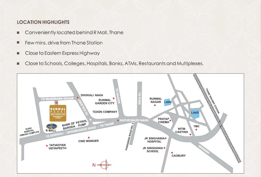 Runwal Pearl Location Highlights