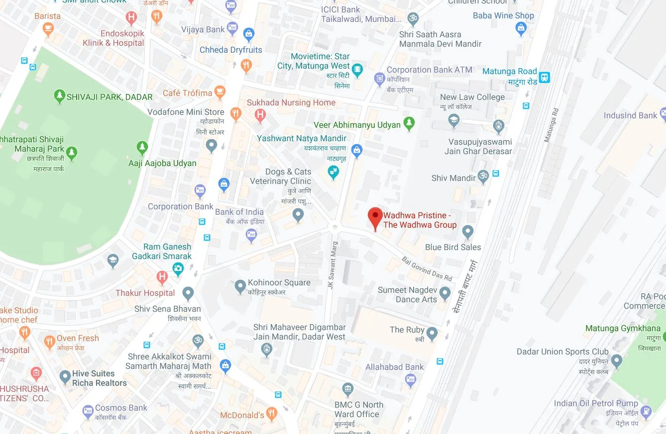 Wadhwa Pristine Location