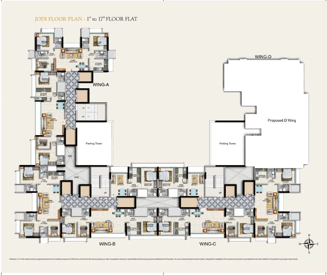 Ariana Residency Jodi Floor Plan-1