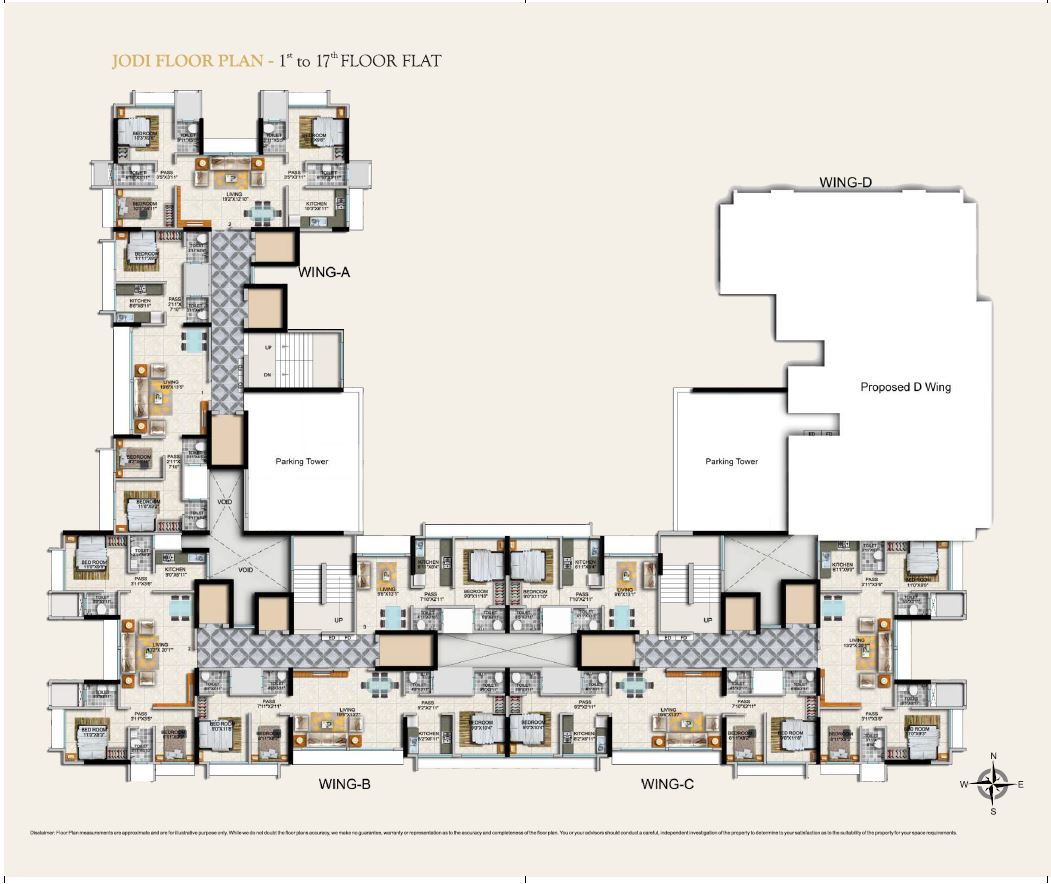 Ariana Residency Jodi Floor Plan-1