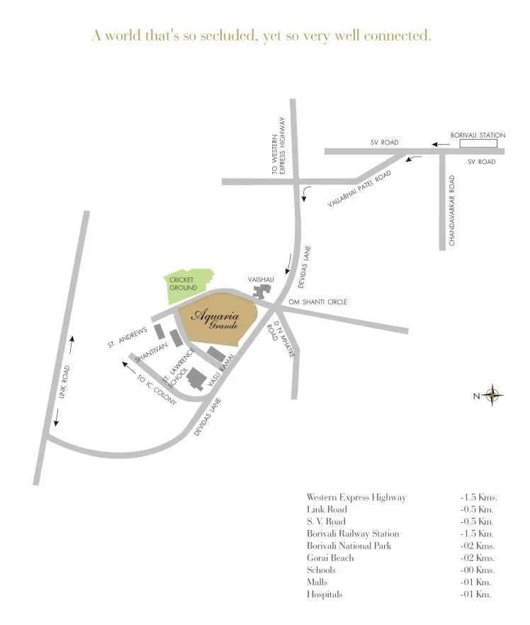 Aquaria Grande Location Connectivity