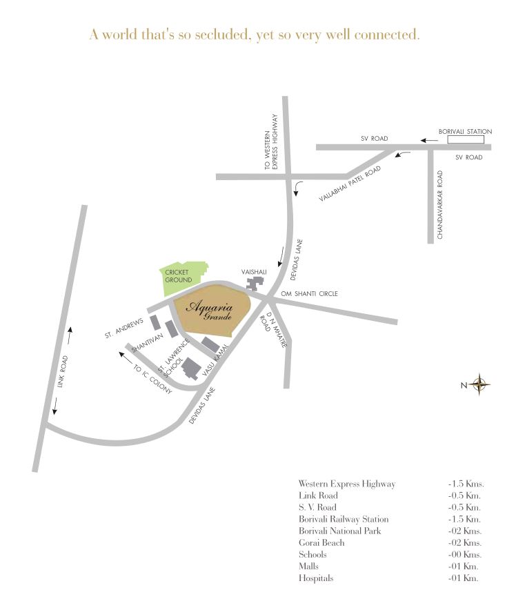 Aquaria Grande Location Connectivity