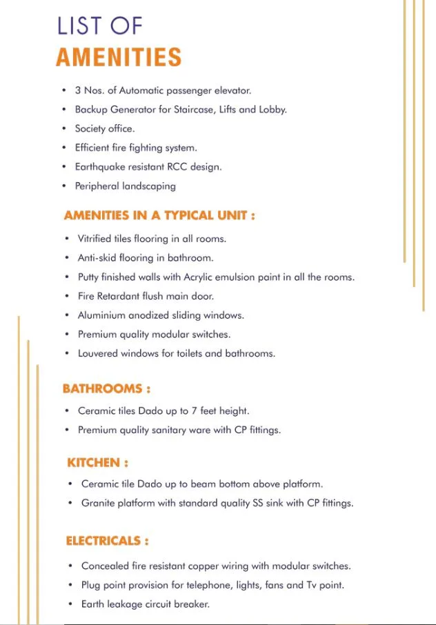 Prabhat Darshan Amenities