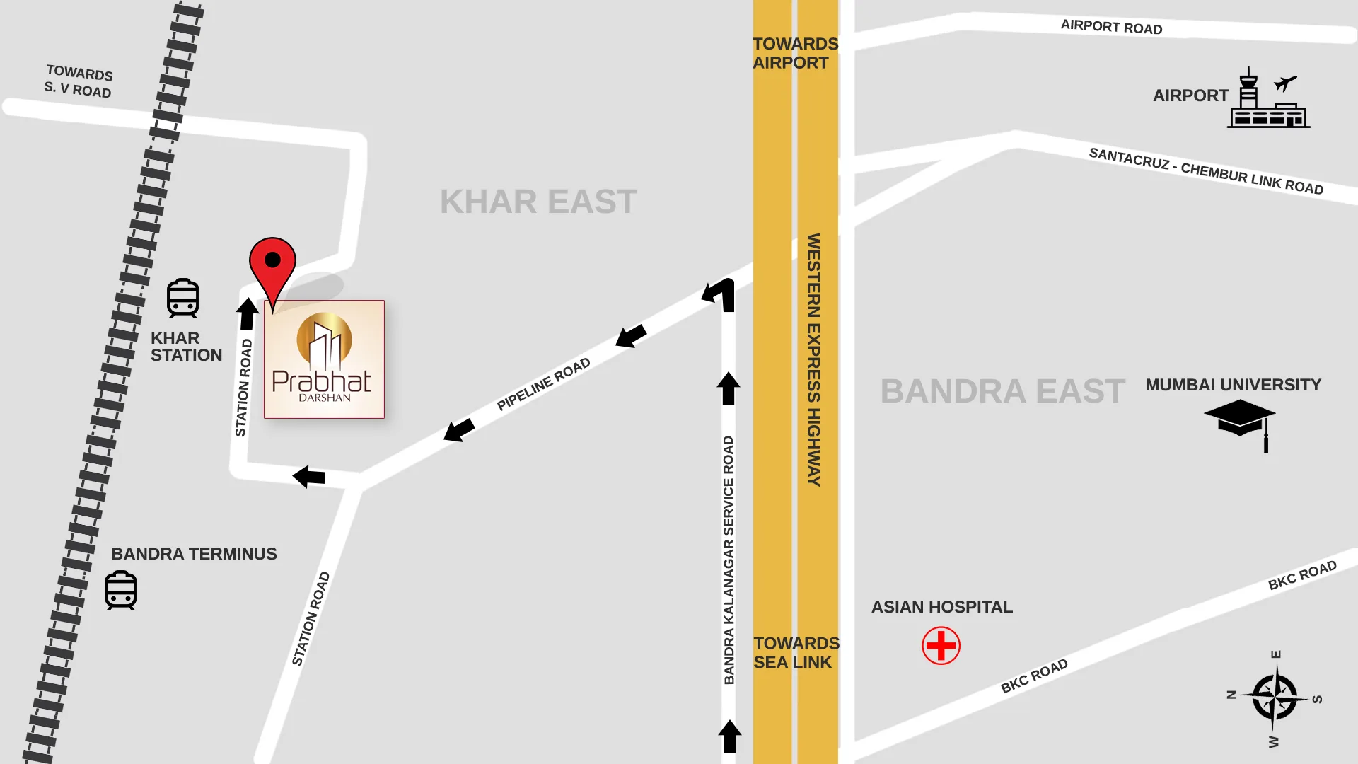 Prabhat Darshan Location