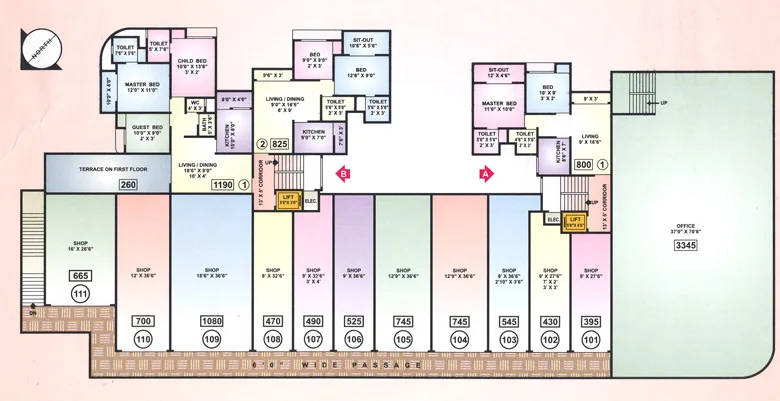 1st floor plan