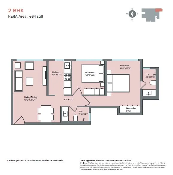 Marathon-Nexzone-Phase-2 2BHK Type 1