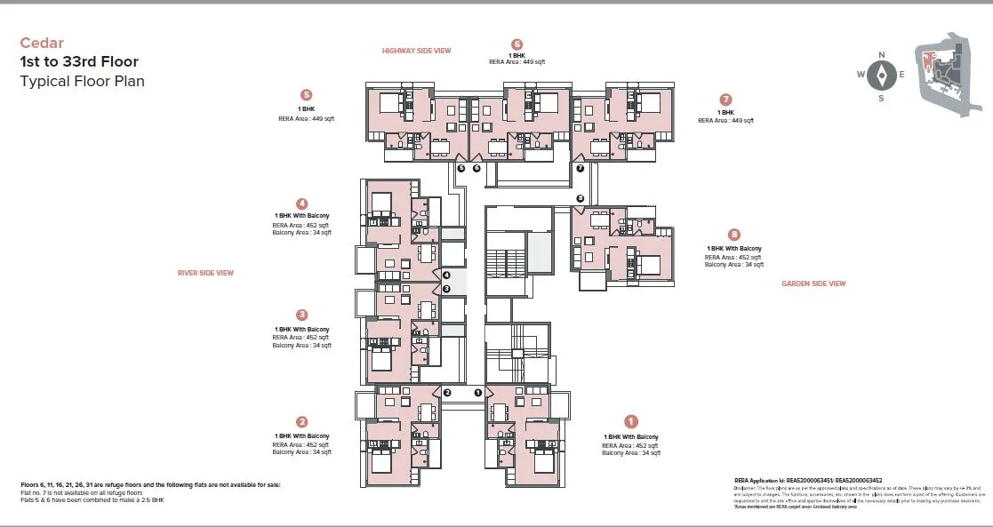Marathon-Nexzone-Phase-2 Cedar Typical Floor Plan