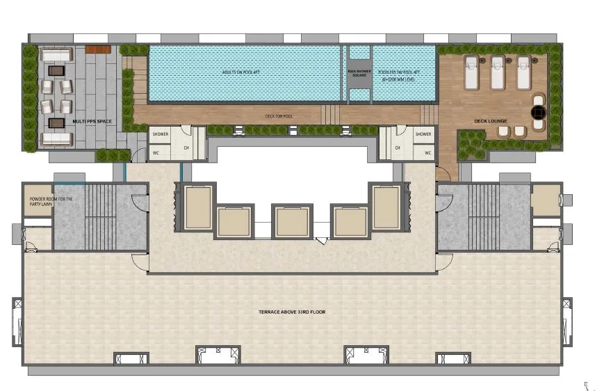 Codename Sara Terrace Amenity Plan