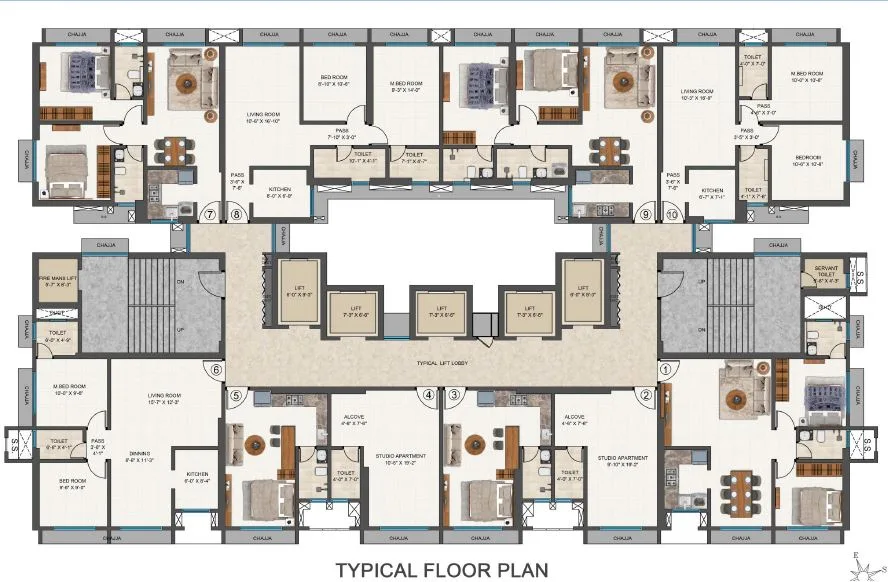 Codename Sara Typical Floor Plan