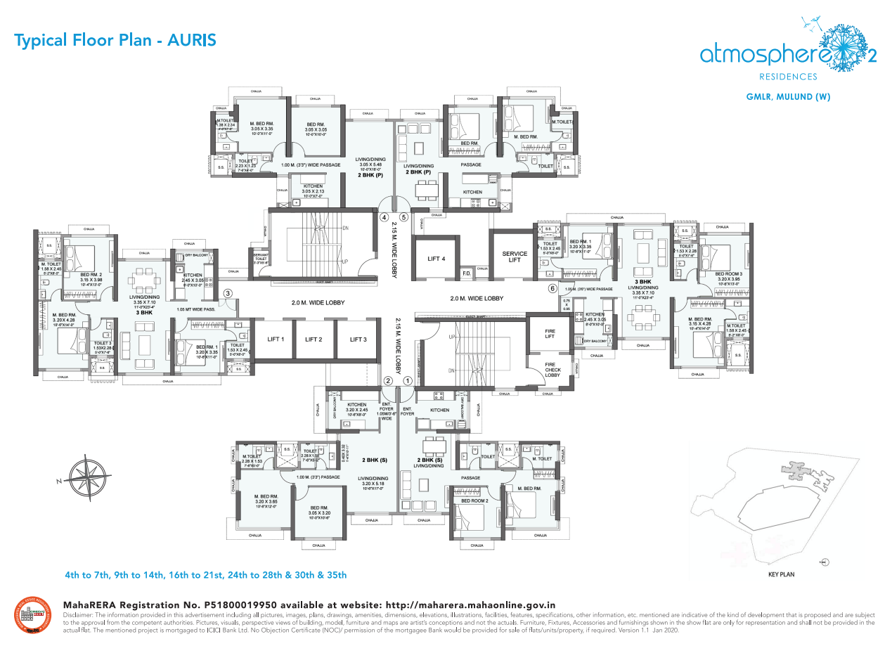Wadhwa Atmosphere O2, Mulund West — Floor Plan 2