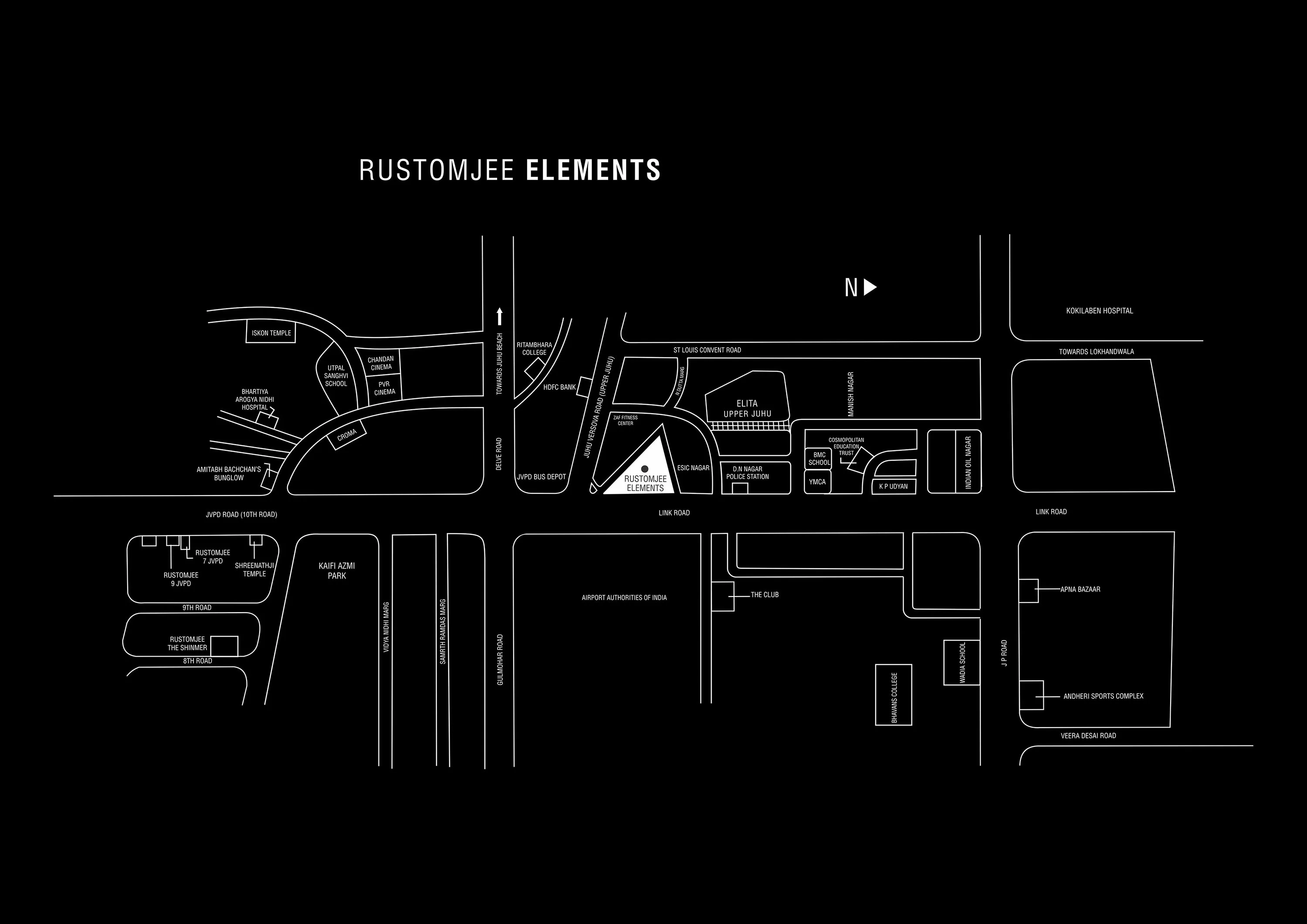 Rustomjee Elements-Ignis Location