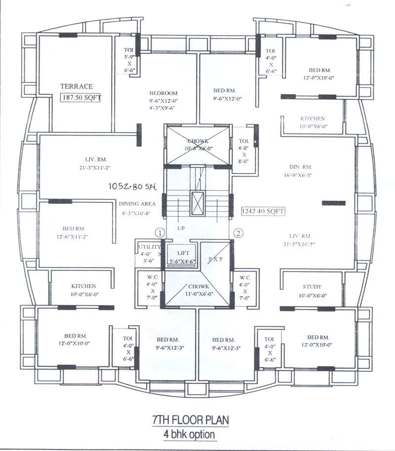 7th Floor Plan