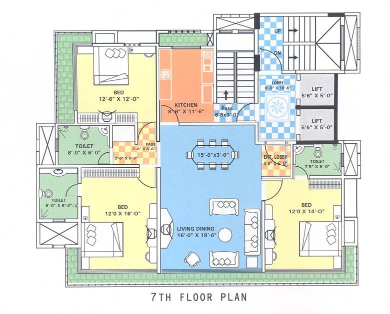 7 floor Plan