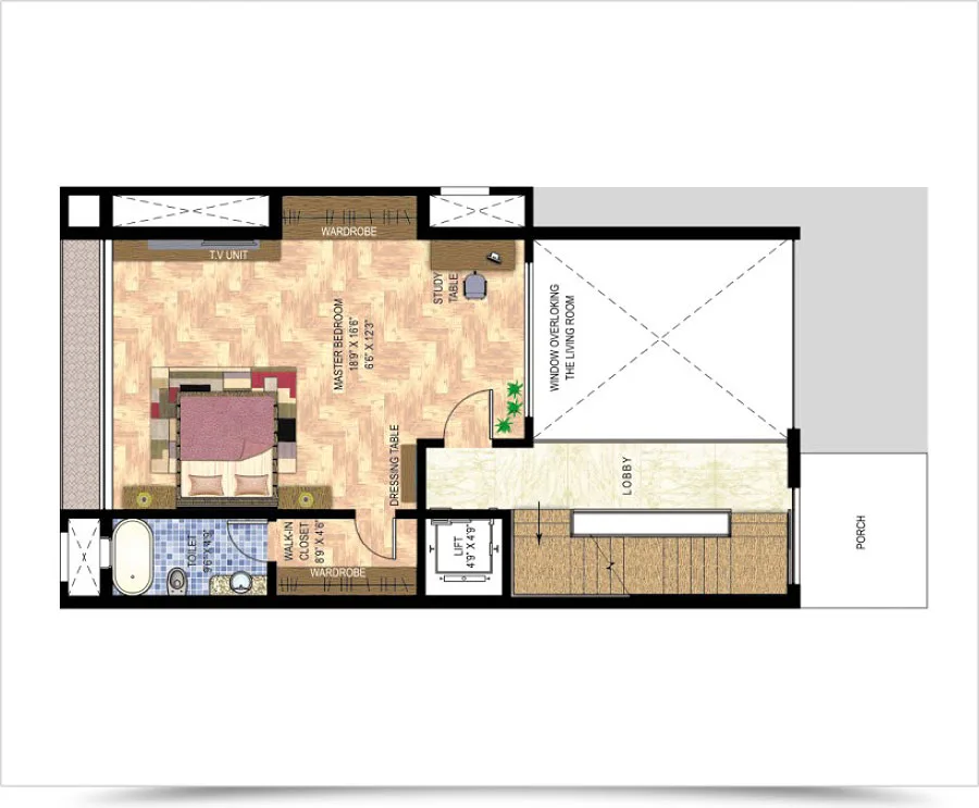 1st Floor Plan Type A