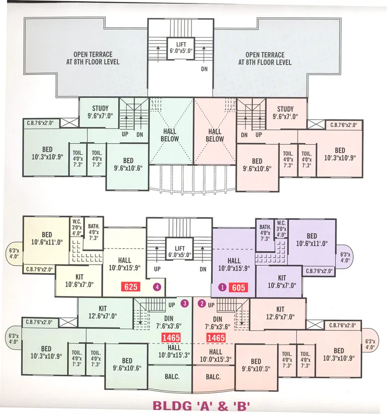 2 BHK Flats on Rent in Om Sai Plaza, Thane West