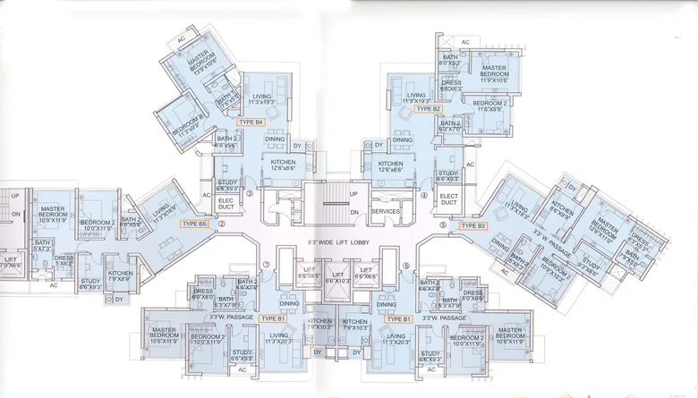 Block 6B Floor plan