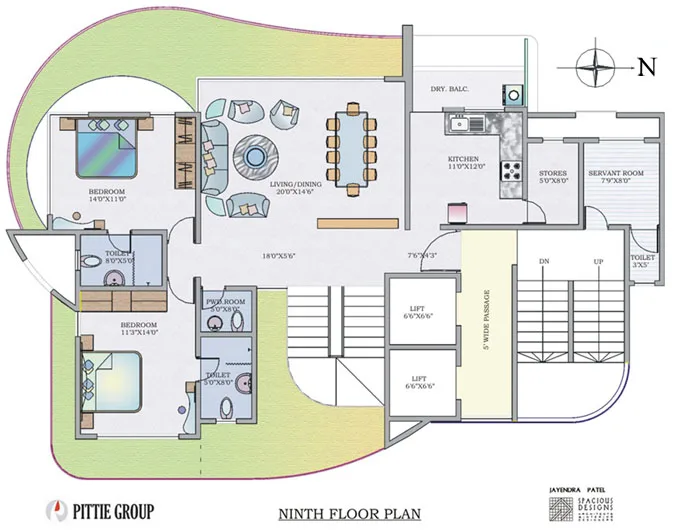 9th Floor Plan
