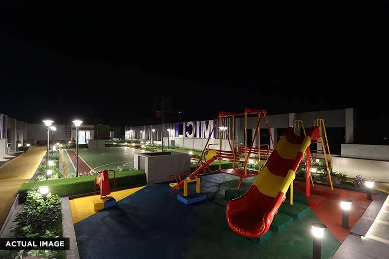 Aaradhya Nine Kids Play Area Night View